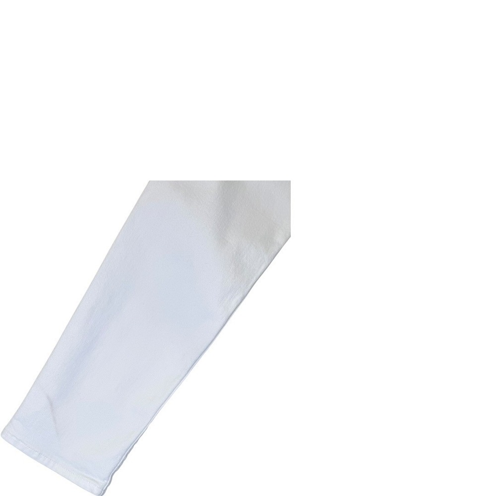 Levis 712 Slim Jeans Womens 6 28 White Mid Rise Straight Leg Stretch - Picture 8 of 8
